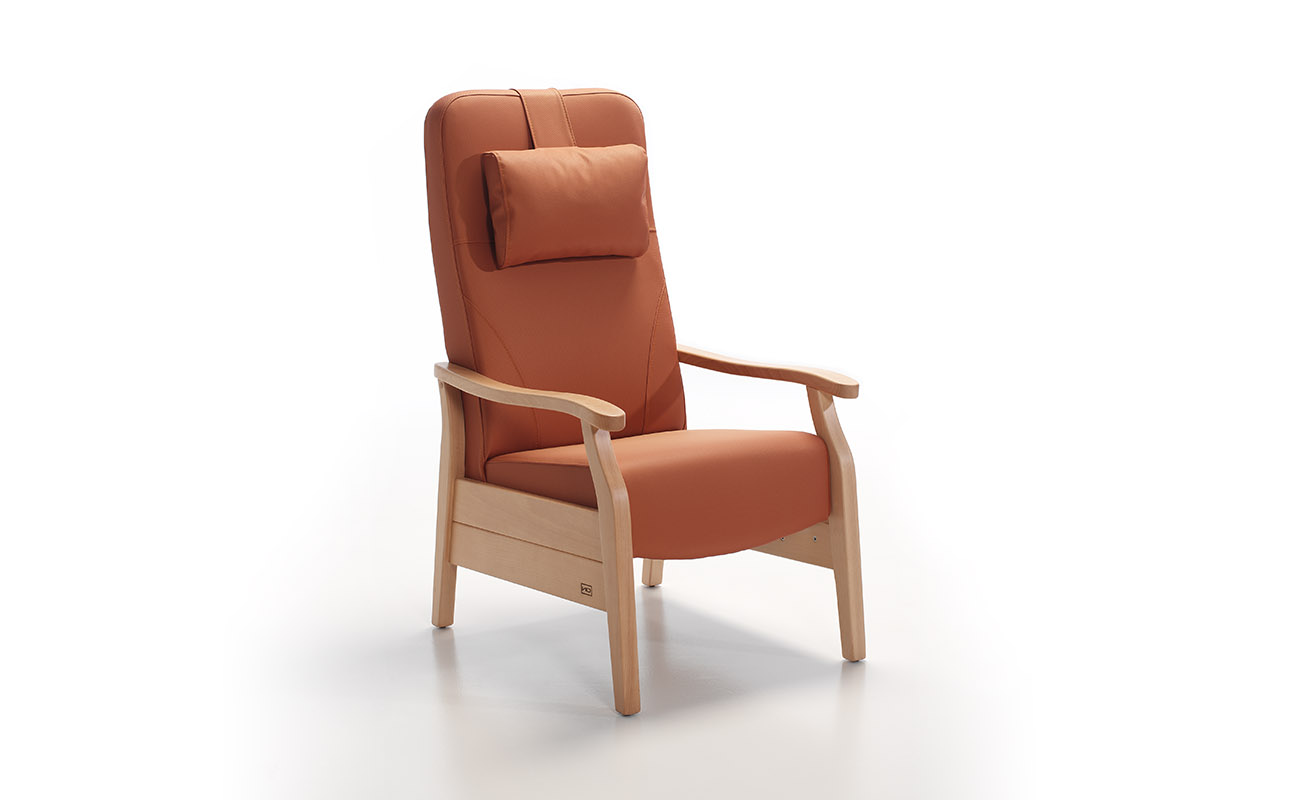 sillón de descanso geriatríco modelo atlántico fijo